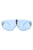 Retro Flat Top Oversize Curved Fashion Sunglasses