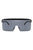 Square Oversize Rimless Flat Top Sunglasses