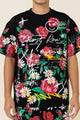 ALLOVER ROSE BLOOM  PRINT TEE