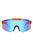 Mirrored Rectangle Sports Reflective Sunglasses