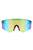 Mirrored Rectangle Sports Reflective Sunglasses