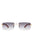 Rectangle Rimless Retro Tinted Sunglasses