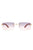 Rectangle Rimless Retro Tinted Sunglasses