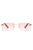 Rectangle Rimless Retro Flat top Sunglasses