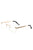 Rectangle Rimless Retro Flat top Sunglasses