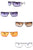 Rectangle Wraparound Square Fashion Sunglasses