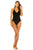 Classic baywatch style one piece with crossed back