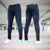 Mens Pants Retro Washing Zipper Stretch Jeans