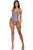 ONE-PIECE ZEBRA PRINT BATHING SUIT