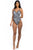 ONE-PIECE ZEBRA PRINT BATHING SUIT