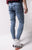 Men's Fashion Frayed Slim Fit Long Jeans