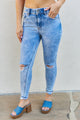 Full size High Rise Distressed Skinny Jeans